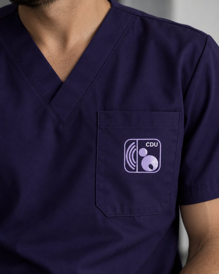 Uniforme del equipo del Centro Diagnóstico Urquiza con el logo del centro